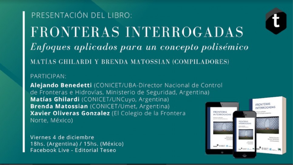 imagen PRESENTACIÓN DEL LIBRO "FRONTERAS INTERROGADAS" 