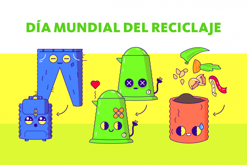 imagen Día Mundial del Reciclaje, como contribuir al cuidado del ambiente