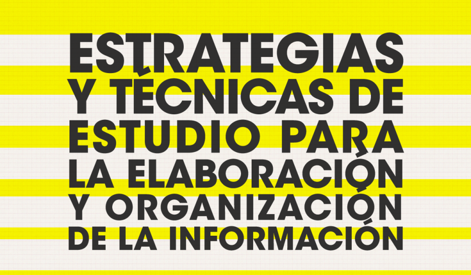 imagen Curso sobre estrategias y técnicas de estudio para la elaboración y organización de la información 