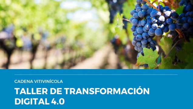 imagen Realizarán un taller sobre transformación digital 4.0 destinado al sector vitivinícola