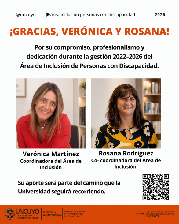 imagen Finalización del período de gestión de la Coordinación del Área 2022-2026