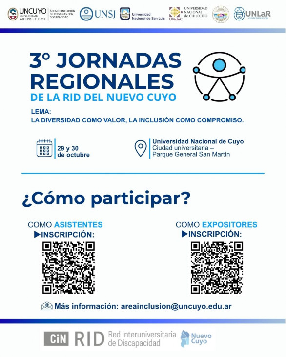 imagen III Jornadas Regionales de la RID del Nuevo Cuyo