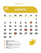 imagen Calendario Agosto