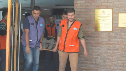 imagen La UNCUYO realizó un simulacro de evacuación para edificios públicos y educativos