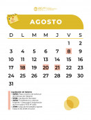 imagen Calendario Agosto