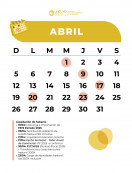 imagen Calendario Abril