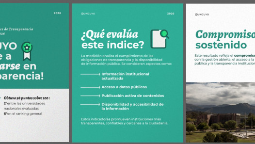 imagen Transparencia: la UNCUYO avanzó al 2º lugar en el ranking de universidades públicas nacionales