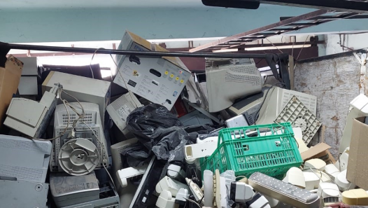 imagen Se realizó el retiro de Residuos de Aparatos Eléctricos y Electrónicos de la Facultad de Ingeniería