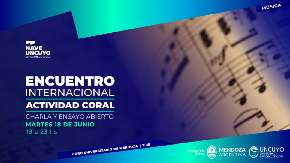 imagen El Coro Universitario de Mendoza recibe a importantes referentes de la actividad coral internacional
