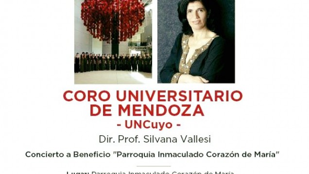 imagen El Coro Universitario de Mendoza realizará un concierto a beneficio