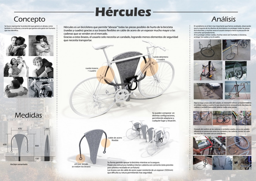 imagen El Concurso de Diseño de Bicicleteros ya tiene ganador