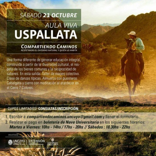 imagen En un nuevo destino de "Compartiendo Caminos" se recorrerá el Valle de Uspallata 