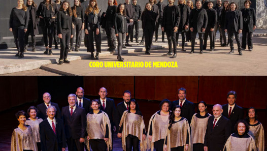 imagen Dos coros emblemáticos de la UNCUYO se unen en un concierto histórico