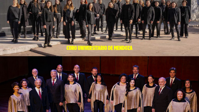 imagen Dos coros emblemáticos de la UNCUYO se unen en un concierto histórico