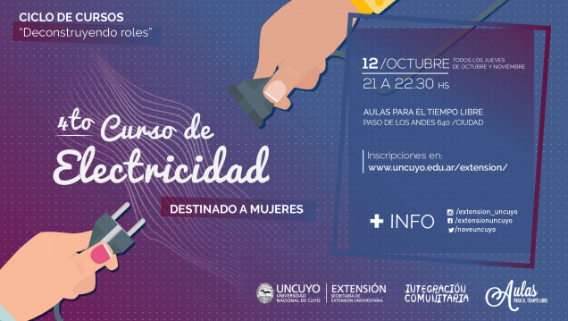 imagen Nueva convocatoria para participar del curso de electricidad para mujeres