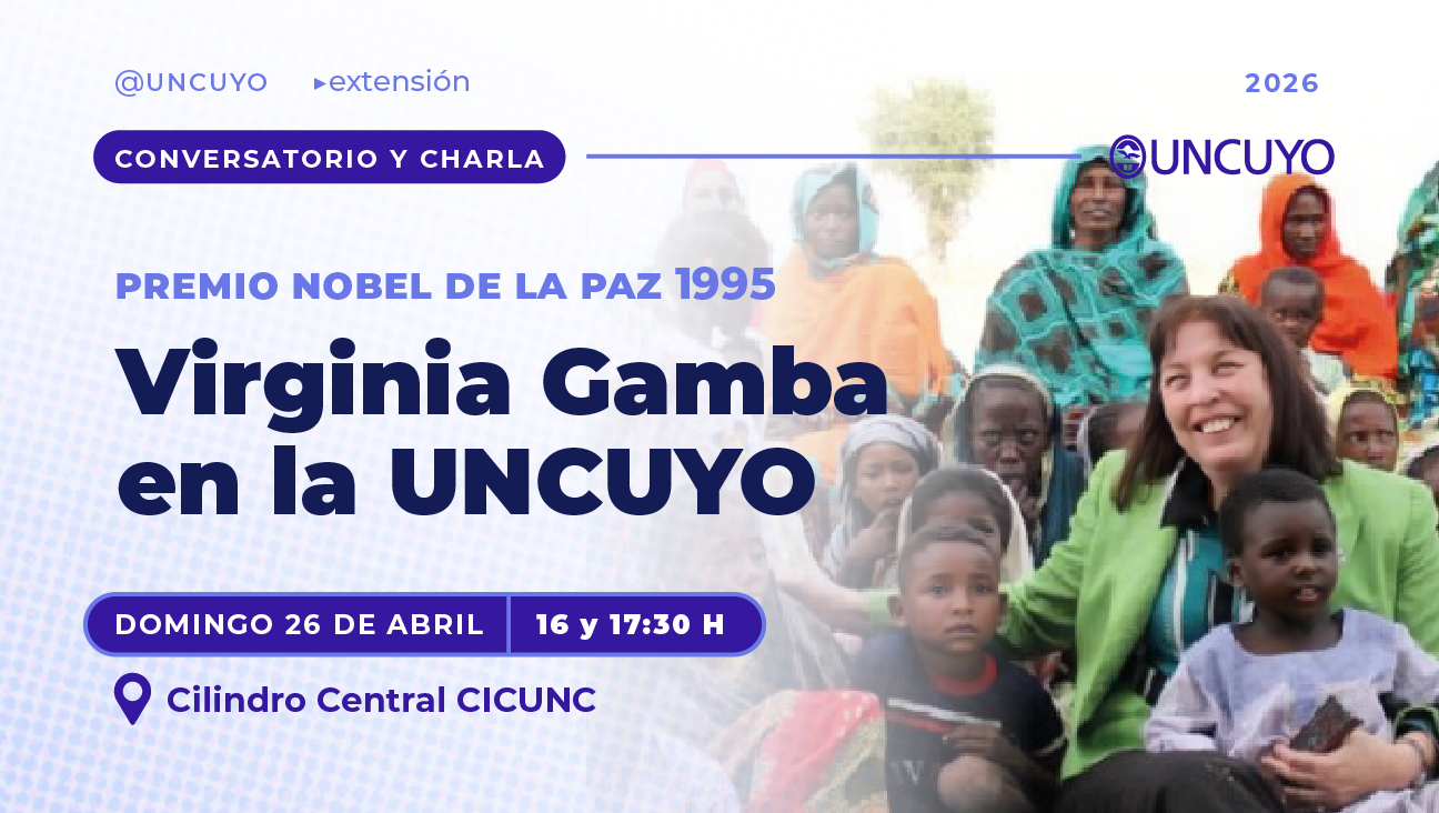 imagen Virginia Gamba, Premio Nobel de la Paz 1995, visita la UNCUYO