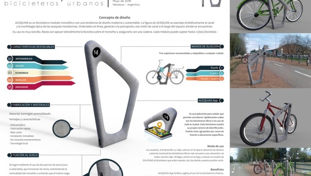 imagen El Concurso de Diseño de Bicicleteros ya tiene ganador