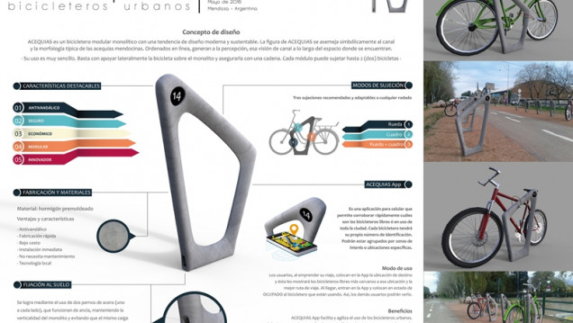 imagen El Concurso de Diseño de Bicicleteros ya tiene ganador