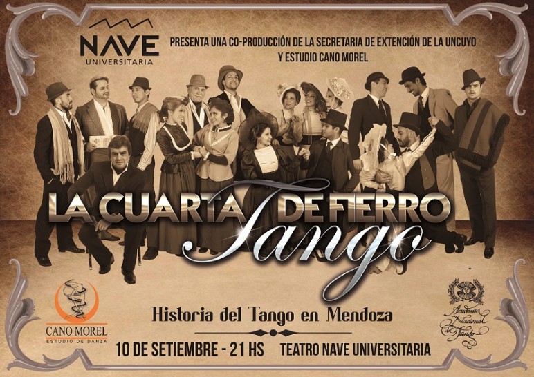 imagen La Secretaría de Extensión junto al Estudio Cano Morel presentan "La cuarta de fierro, tango"