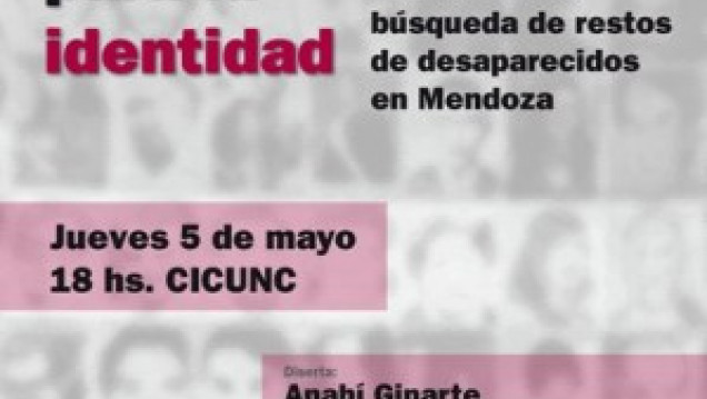 imagen Especialista disertará sobre la búsqueda de restos de desaparecidos 