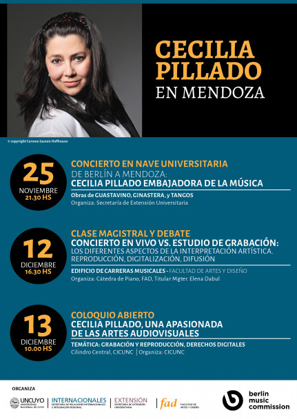 imagen La reconocida pianista Cecilia Pillado brindará un Concierto en la Nave Universitaria 