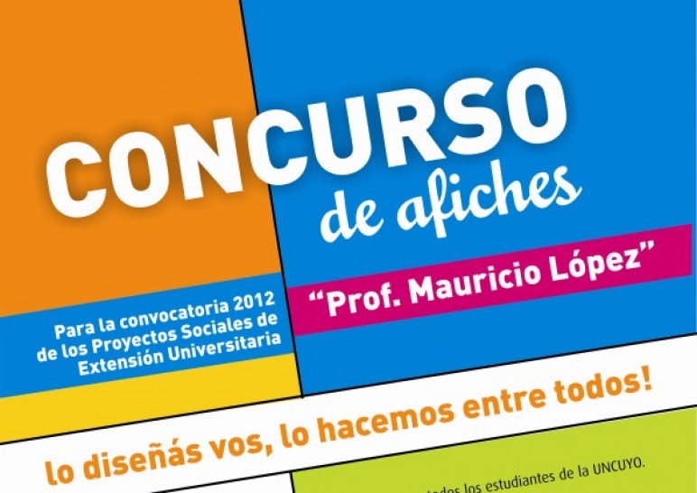 imagen El Concurso de afiches de los Proyectos "Mauricio López" ya tiene un ganador