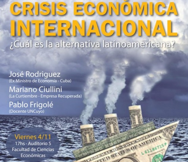 imagen Debate sobre crisis económica internacional   