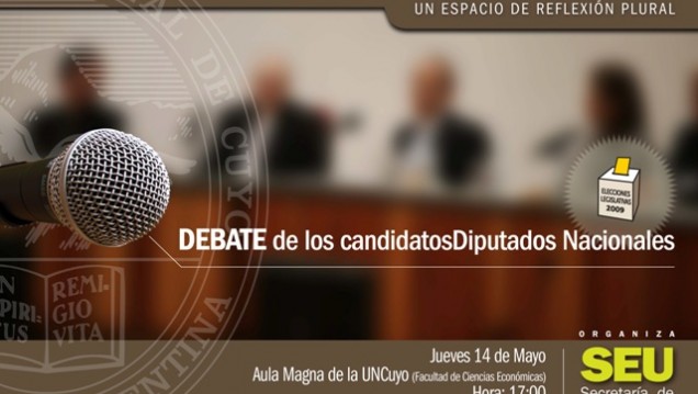 imagen Debate candidatos a Diputados Nacionales