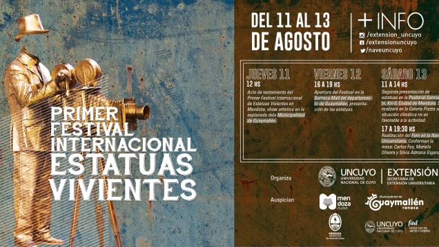 imagen Se realizará el Primer Festival Internacional de Estatuas Vivientes