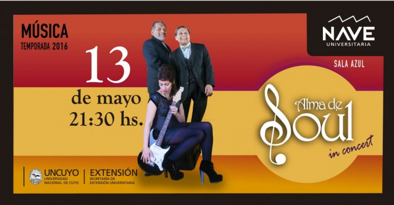 imagen Se presenta la banda Alma de Soul en la Nave Universitaria