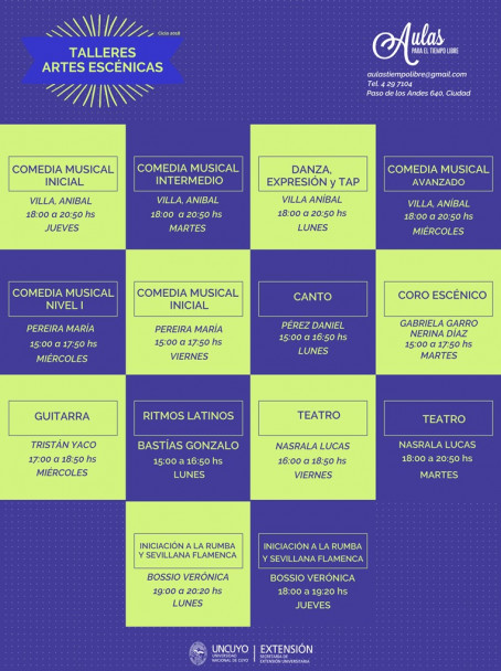 imagen Inicia el Ciclo 2018 de Talleres de Aulas para el Tiempo Libre