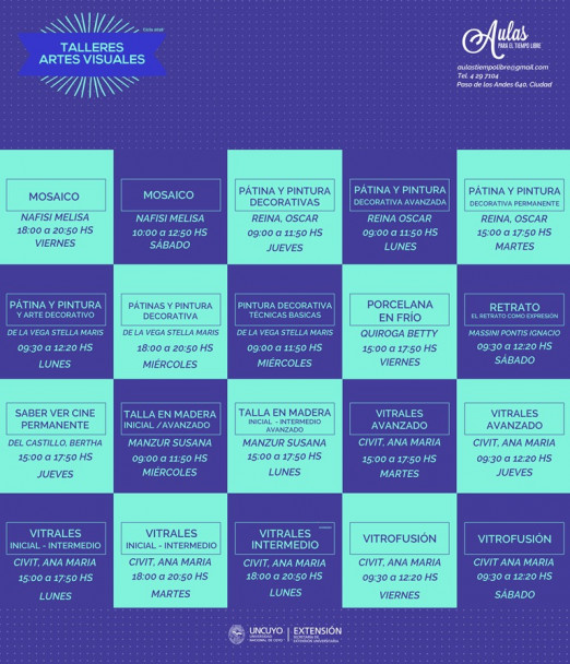 imagen Inicia el Ciclo 2018 de Talleres de Aulas para el Tiempo Libre