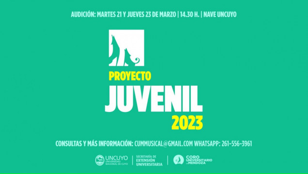 imagen El CUM realizará una audición para jóvenes para un Concierto de Primavera