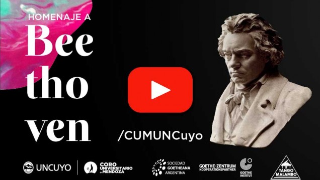 imagen El Coro Universitario de Mendoza, la Sociedad Goetheana y Cecilia Pillado presentan un homenaje a Beethoven