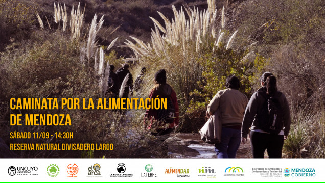 imagen Realizarán una caminata por la alimentación de Mendoza