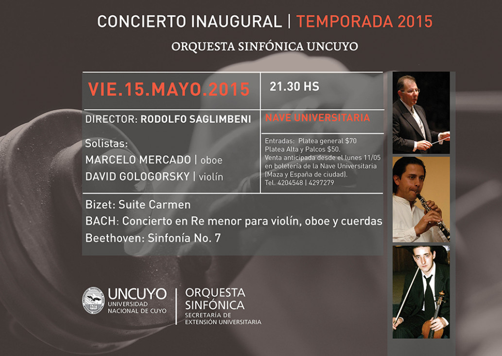 imagen Comienza la temporada 2015 de la Orquesta Sinfónica en la Nave Universitaria