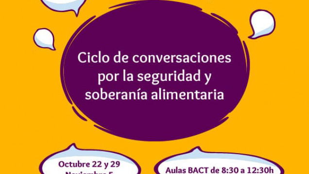 imagen Ciclo de conversaciones por la Seguridad y Soberanía Alimentaria