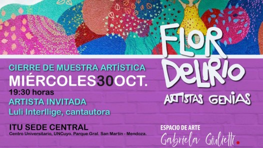imagen Cierre de la muestra y música del colectivo "Flor Delirio" 