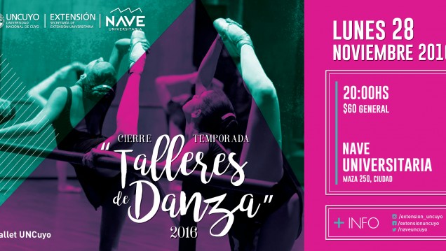 imagen Los Talleres de Danza del Ballet de la UNCUYO finalizan su temporada con una función