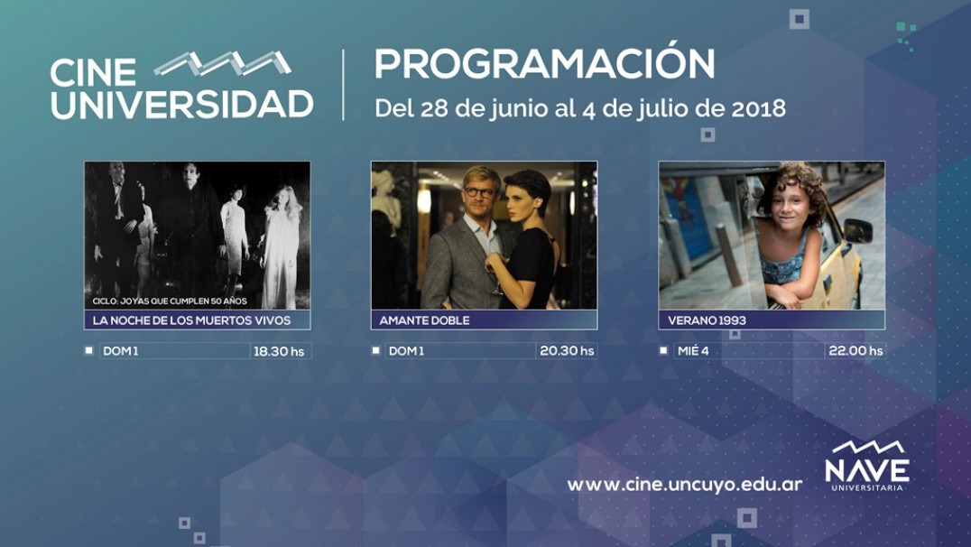 imagen Programación de Cine Universidad del 28 de junio al 4 de julio