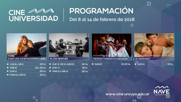 imagen Programación de Cine Universidad del 8 al 14 de febrero