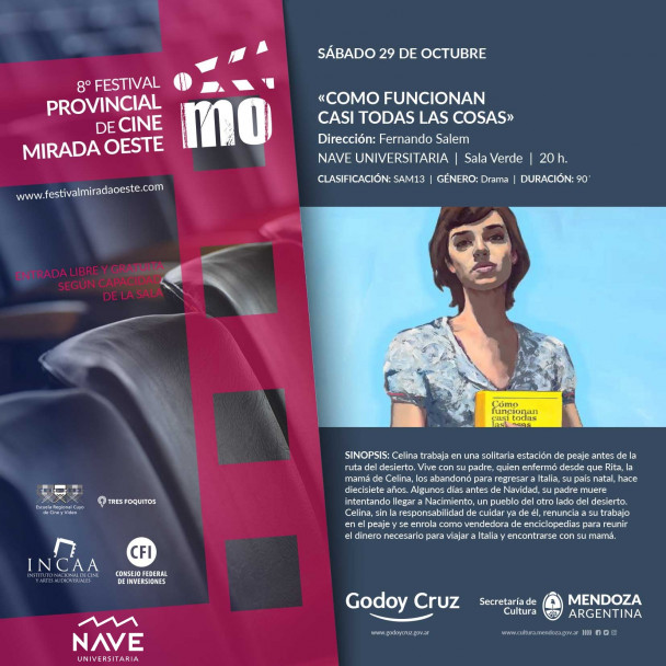 imagen El Cine Universidad participa del Festival Mirada Oeste