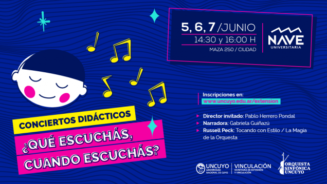 imagen «¿Qué escuchás, cuando escuchás?» Conciertos didácticos de la Orquesta Sinfónica 