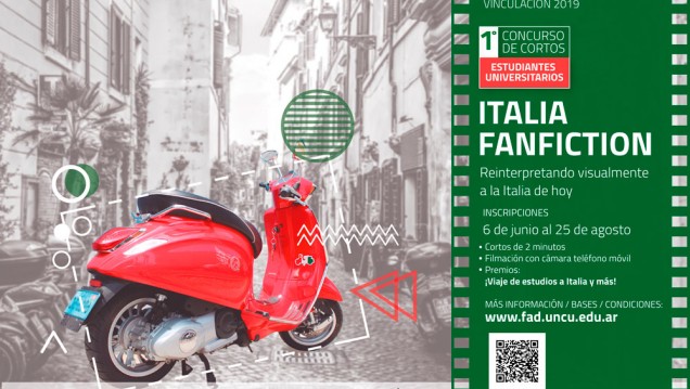 imagen Inscripciones abiertas para el concurso de cortometrajes "Italia Fanfiction"