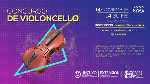 imagen La Orquesta Sinfónica llama a Concurso de Violoncello 