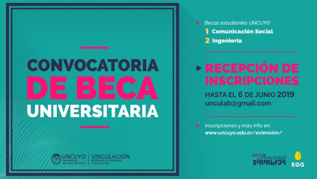 imagen Convocatoria de becas pre profesionales para estudiantes de la UNCUYO