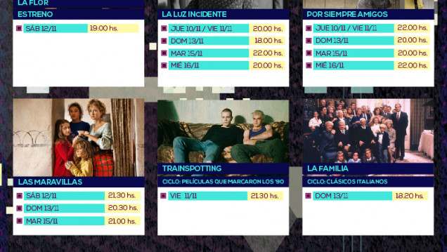 imagen Programación del Cine Universidad del 10 al 16 de noviembre