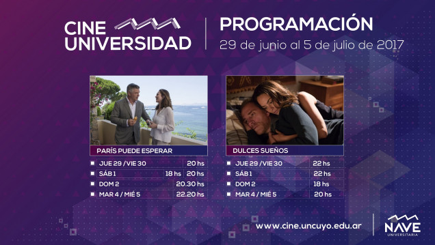 imagen Programación de Cine Universidad del 29 de junio al 5 de julio