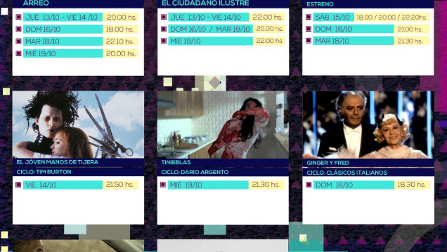 imagen Programación del Cine Universidad del jueves 13 al miércoles 19 de octubre