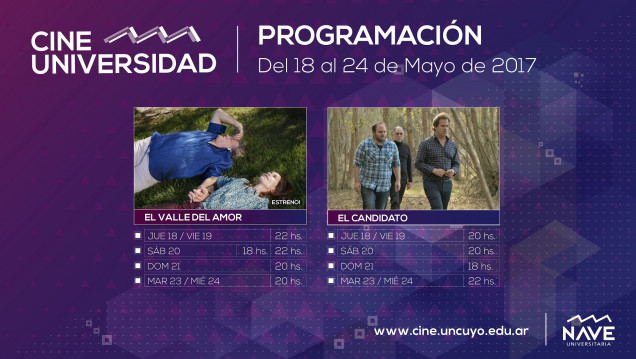 imagen Programación de Cine Universidad del 18 al 24 de mayo